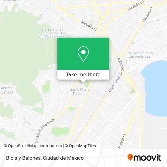 Bicis y Balones map