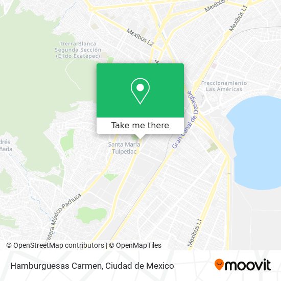 Hamburguesas Carmen map