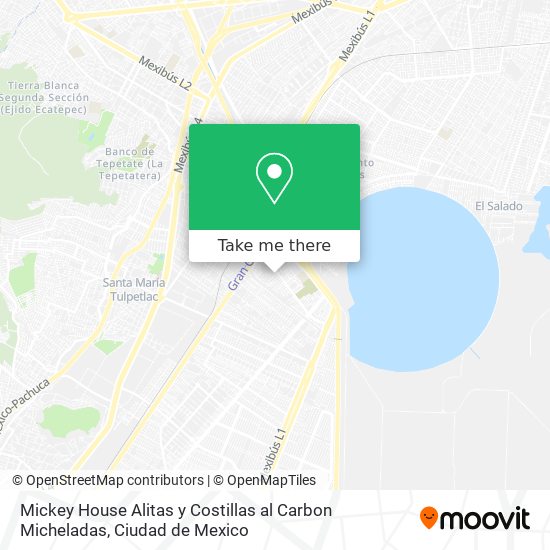 Mickey House Alitas y Costillas al Carbon Micheladas map