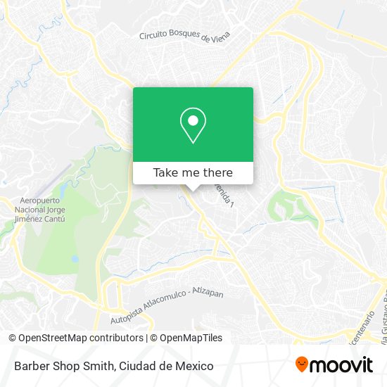 Barber Shop Smith map