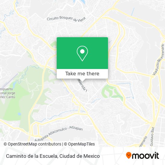 Mapa de Caminito de la Escuela