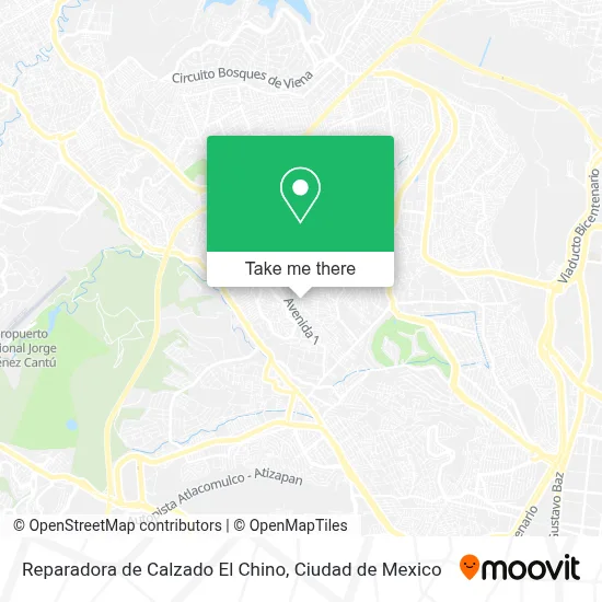 Reparadora de Calzado El Chino map