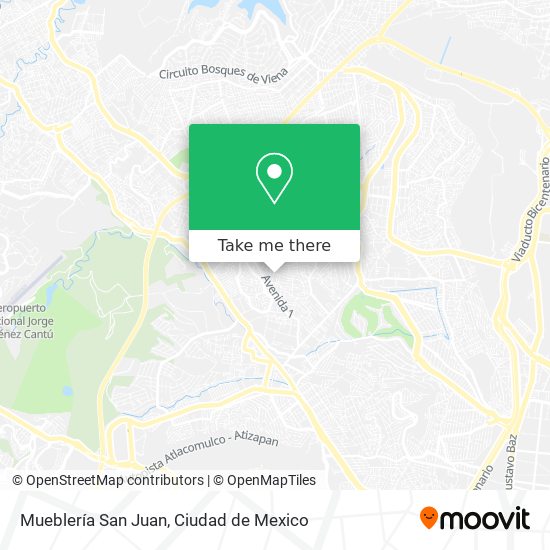 Mueblería San Juan map