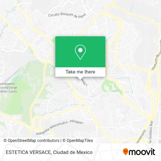 ESTETICA VERSACE map