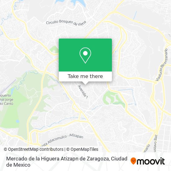 Mercado de la Higuera Atizapn de Zaragoza map