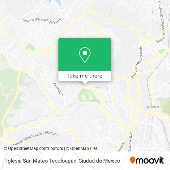 Mapa de Iglesia San Mateo Tecoloapan