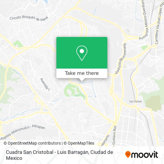 Cuadra San Cristobal - Luis Barragán map