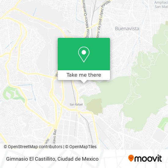 Gimnasio El Castillito map