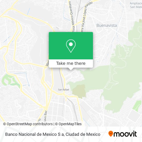 Banco Nacional de Mexico S a map