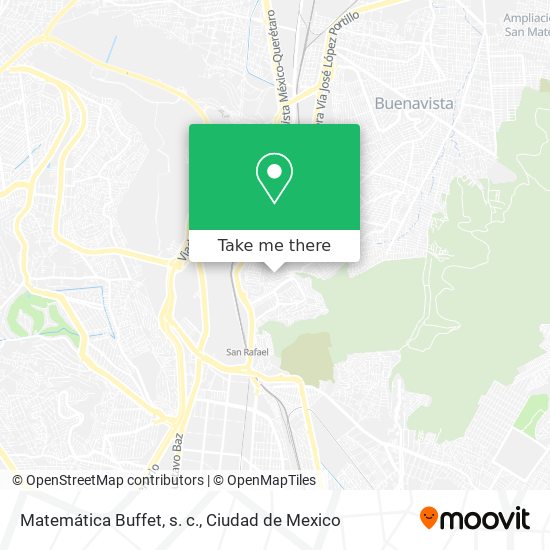 Mapa de Matemática Buffet, s. c.