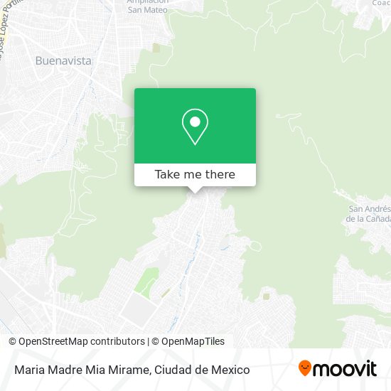 Mapa de Maria Madre Mia Mirame