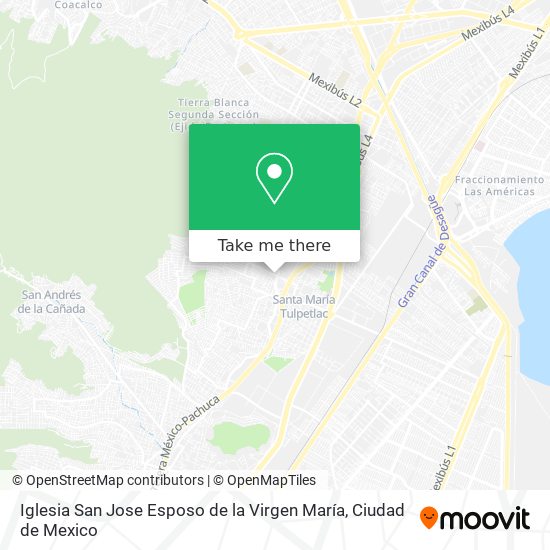 Iglesia San Jose Esposo de la Virgen María map