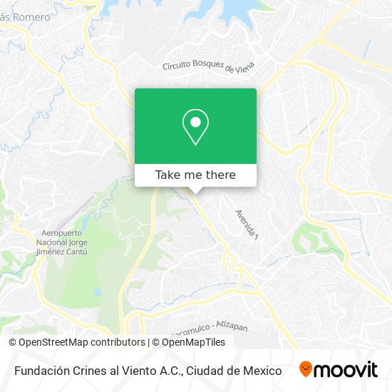 Fundación Crines al Viento A.C. map
