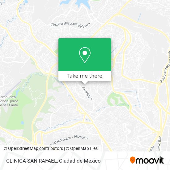 CLINICA SAN RAFAEL map