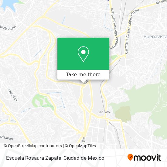 Escuela Rosaura Zapata map