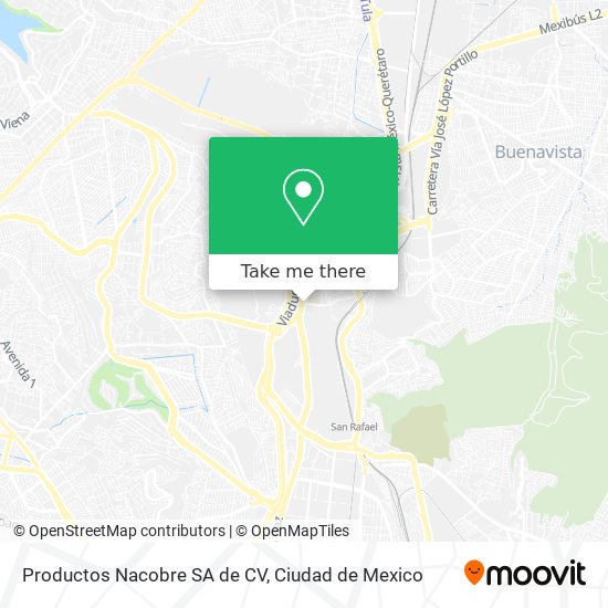 Productos Nacobre SA de CV map