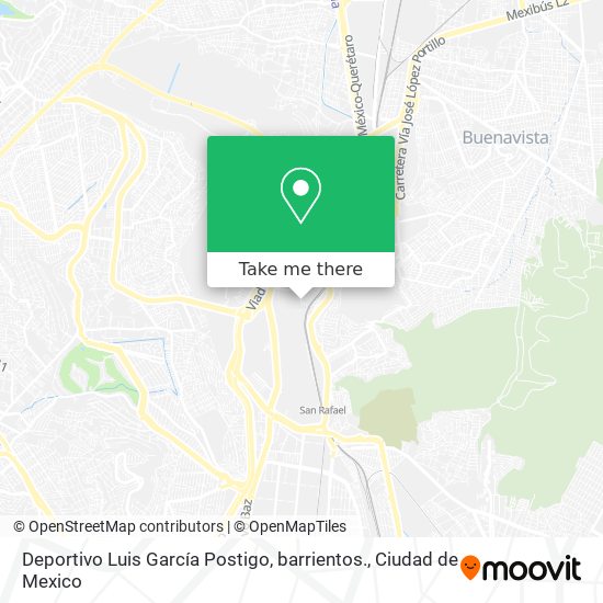 Deportivo Luis García Postigo, barrientos. map