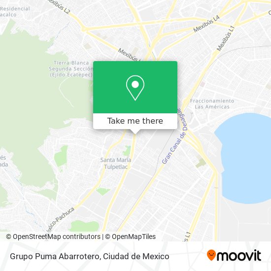 Grupo Puma Abarrotero map