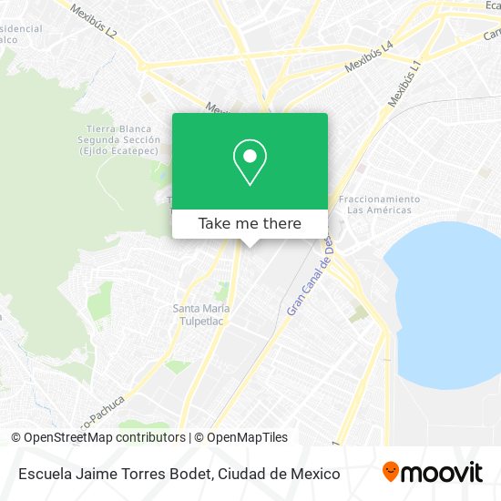 Mapa de Escuela Jaime Torres Bodet