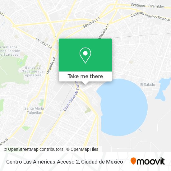 Centro Las Américas-Acceso 2 map