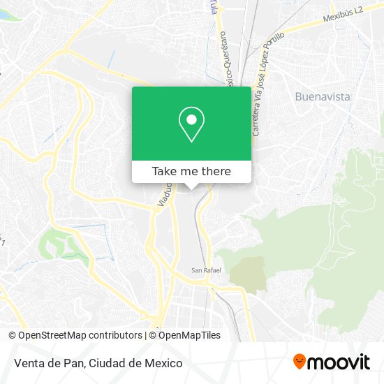 Venta de Pan map