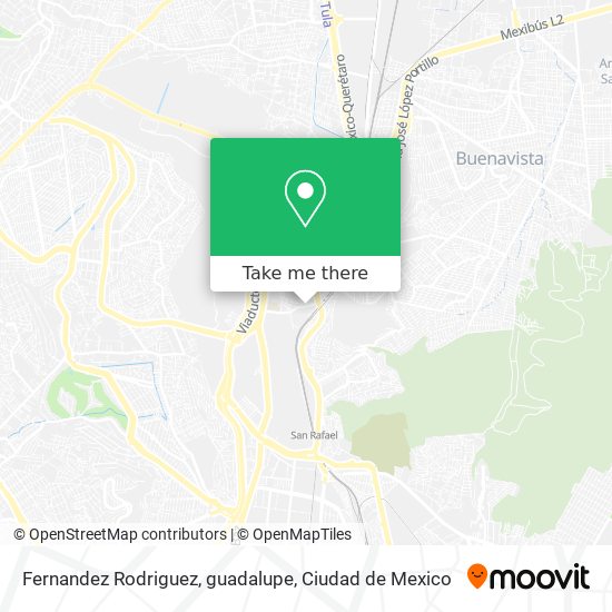 Mapa de Fernandez Rodriguez, guadalupe