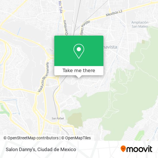 Mapa de Salon Danny's