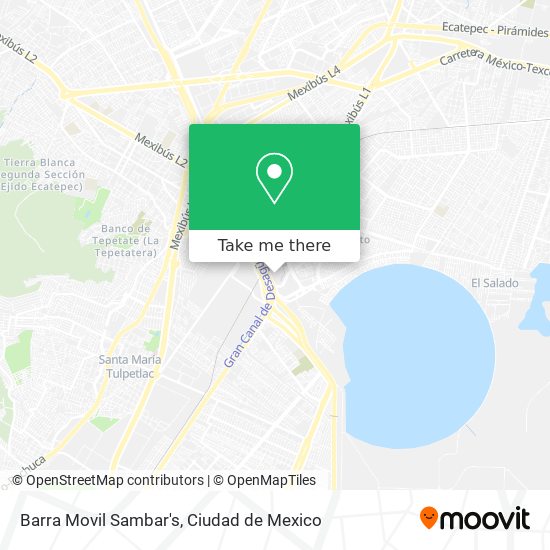 Mapa de Barra Movil Sambar's