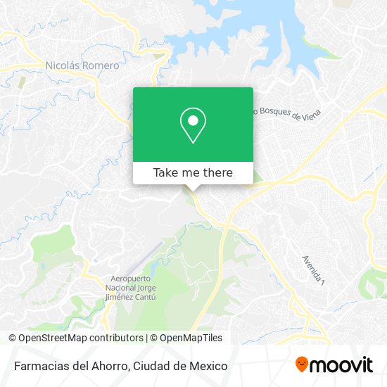 Farmacias del Ahorro map