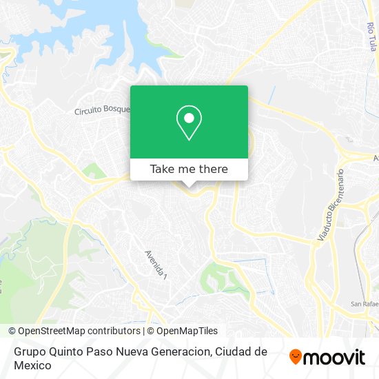 Grupo Quinto Paso Nueva Generacion map