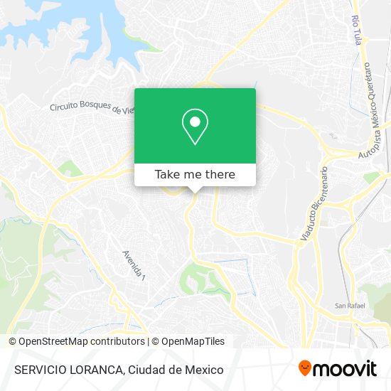 Mapa de SERVICIO LORANCA