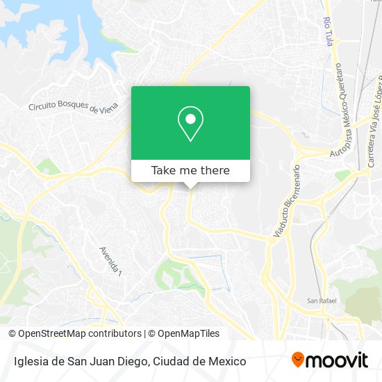 Iglesia de San Juan Diego map