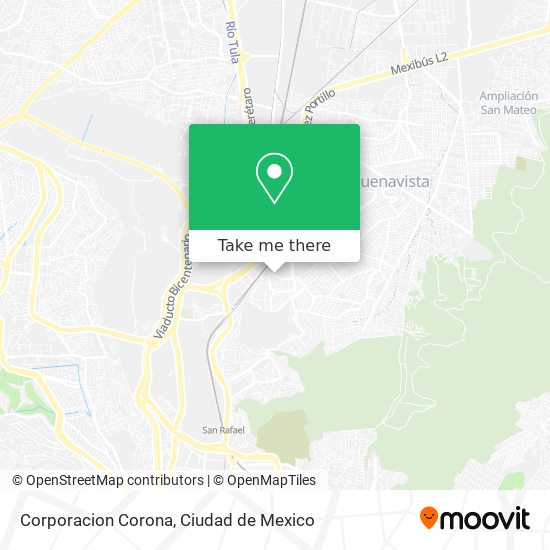 Mapa de Corporacion Corona