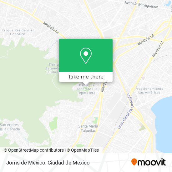 Mapa de Joms de México