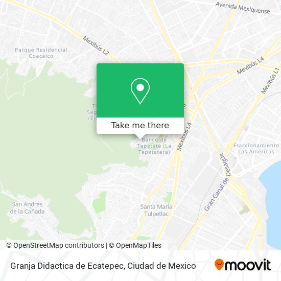 Granja Didactica de Ecatepec map