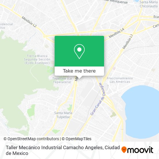 Taller Mecánico Industrial Camacho Angeles map