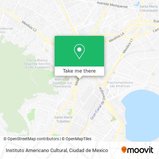 Instituto Americano Cultural map