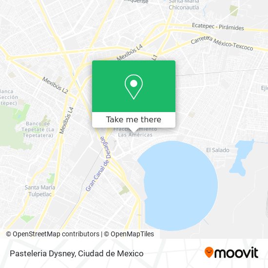 Pasteleria Dysney map