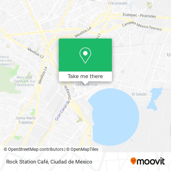 Rock Station Café map