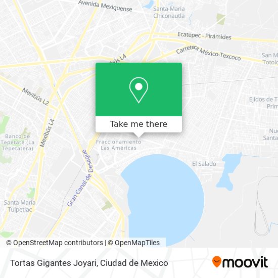 Tortas Gigantes Joyari map