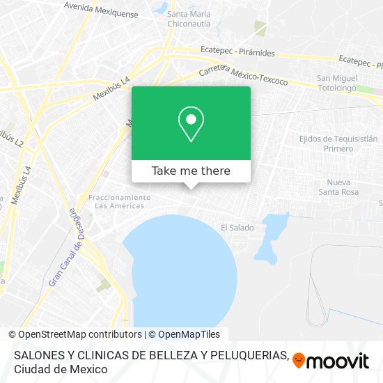 SALONES Y CLINICAS DE BELLEZA Y PELUQUERIAS map
