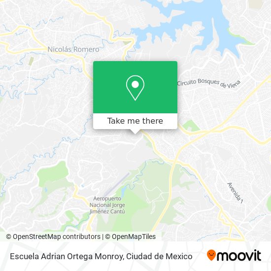 Mapa de Escuela Adrian Ortega Monroy