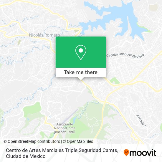 Centro de Artes Marciales Triple Seguridad Camts map