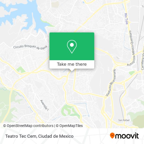 Mapa de Teatro Tec Cem