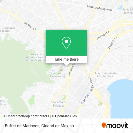Buffet de Mariscos map