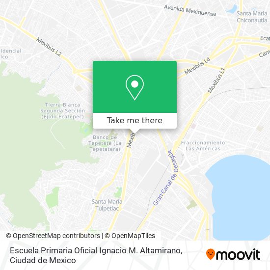 Escuela Primaria Oficial Ignacio M. Altamirano map