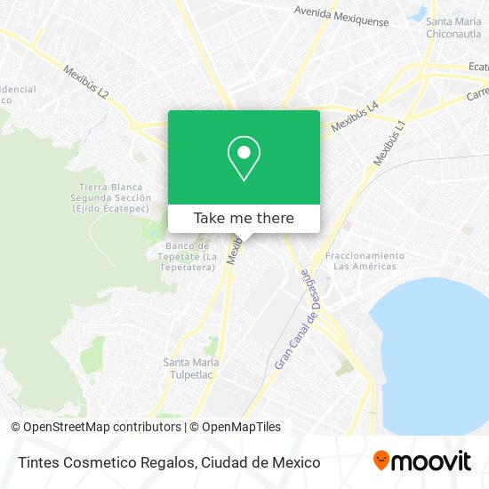 Tintes Cosmetico Regalos map