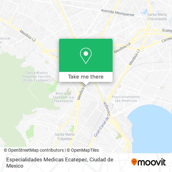 Especialidades Medicas Ecatepec map