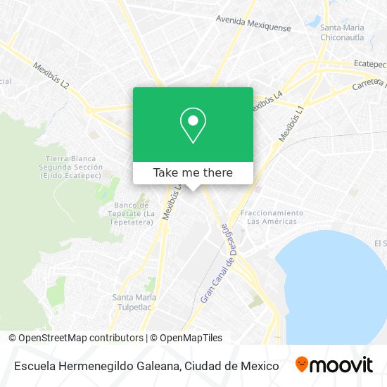 Mapa de Escuela Hermenegildo Galeana