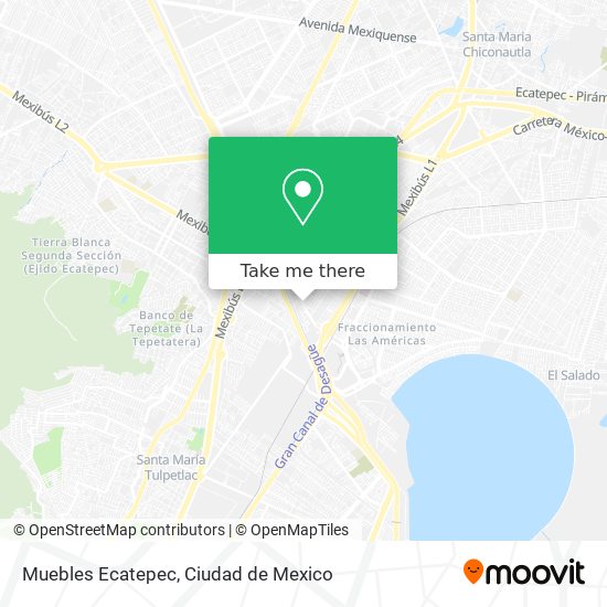 Muebles Ecatepec map